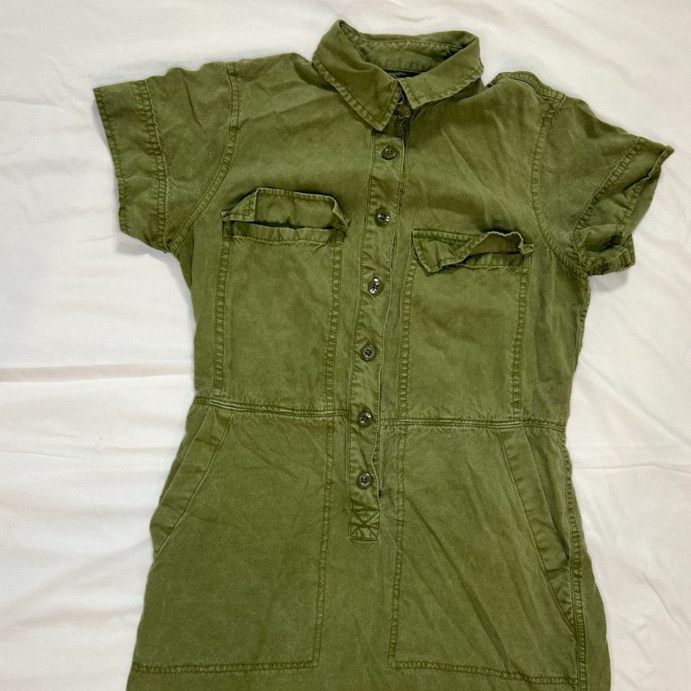 J. Crew Utility Shirt Dress Sz. 4